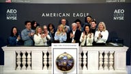 Sydney Sweeney rings New York Stock Exchange opening bell with American Eagle