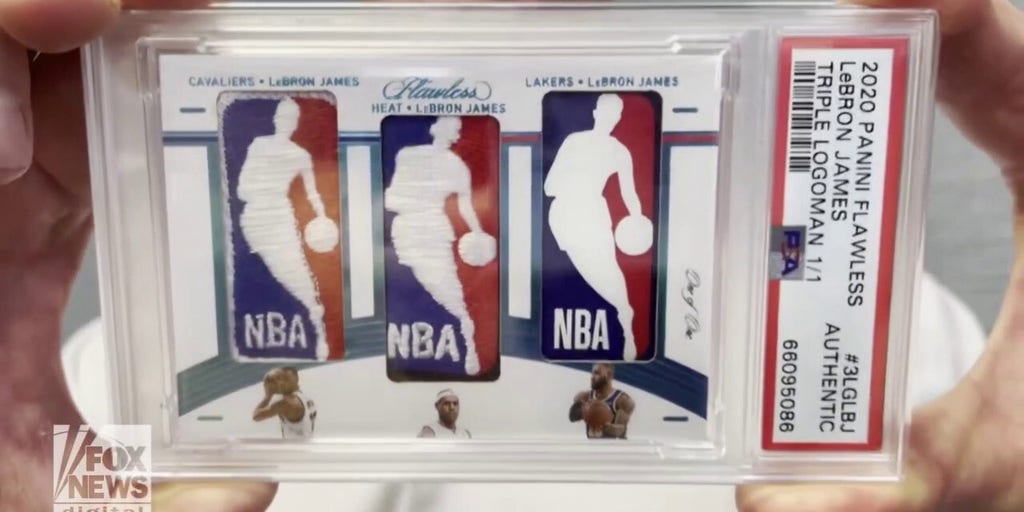 Rare LeBron James trading card goes up for auction Fox Business Video