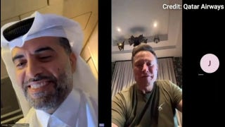 SEE IT: Video call between Elon Musk, Qatar Airways CEO using Starlink - Fox Business Video