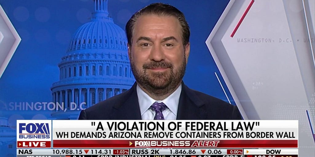 WH demands Arizona remove containers from border wall Fox Business Video