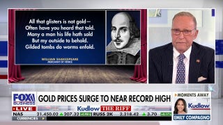 Larry Kudlow: Perhaps some things do glitter as good as gold