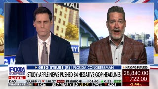 Rep Greg Steube says 'it's not shocking' that Apple News is part of the 'fake news network' - Fox Business Video