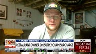 Restaurant owner forced to add surcharge due to supply chain crisis, inflation