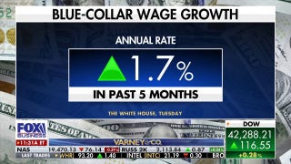 White House announces blue-collar wage growth hit highest numbers in 50 years