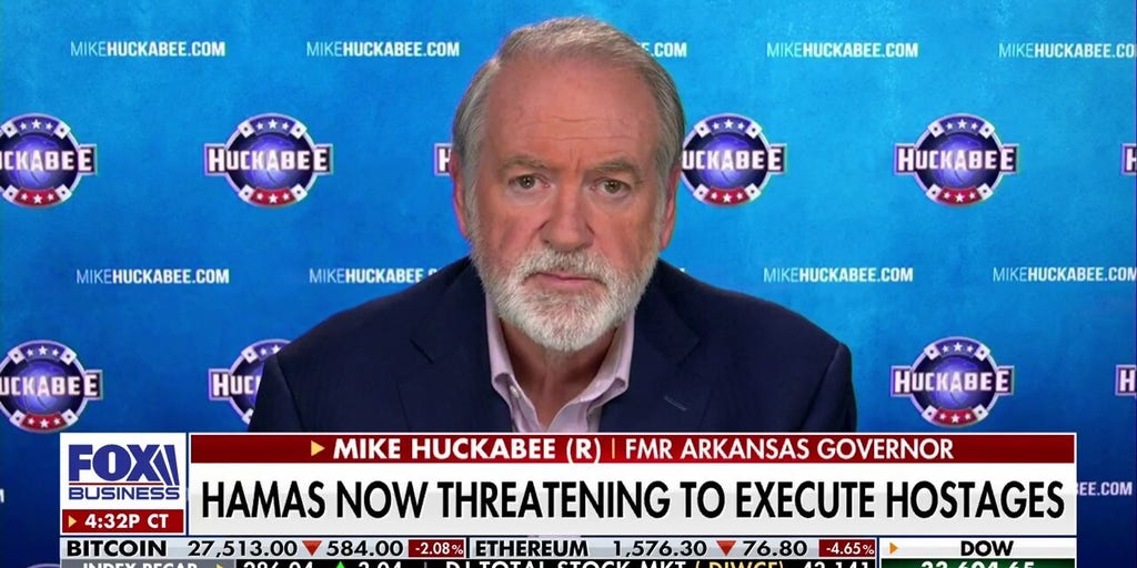 Hamas puts their civilians in the most dangerous places Mike Huckabee
