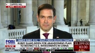 Wall Street's interest in China is 'very powerful,' has 'real influence': Sen. Marco Rubio