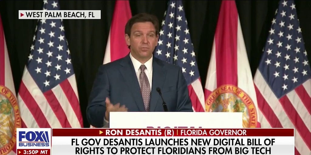 Ron DeSantis Launches Bill To Defend Floridians Against Big Tech | Fox ...