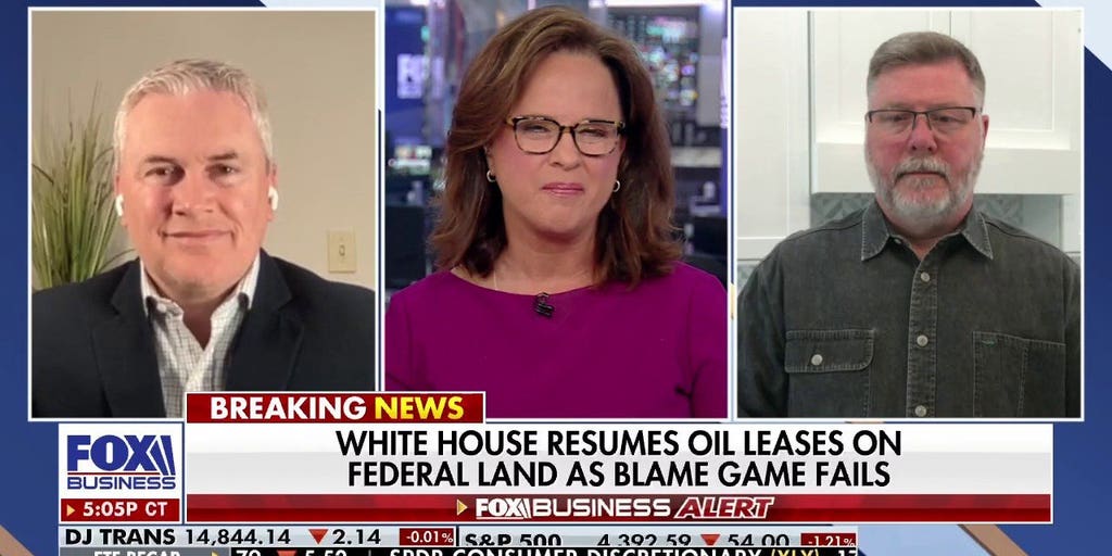 Biden White House resumes oil drilling on federal land | Fox Business Video