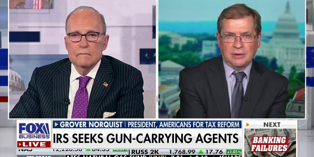 Grover Norquist IRS agents have guns to intimidate Fox Business Video