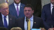 LSU Tigers head coach to his team at White House: This victory is about you