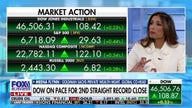 Markets tracking for record close on first day of government shutdown