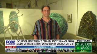 Sculptor Steve Tobin explains how he made his 18-foot tall ‘Trinity Root’ sculpture - Fox Business Video