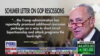 Schumer throwing a fit over GOP spending cuts is 'laughable,' senator says