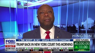 Dems are desperate to keep Trump off the trail, find a scintilla of evidence against him: Tim Scott - Fox Business Video