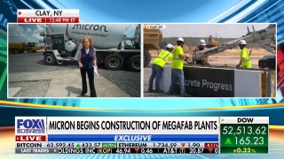 Micron begins construction of megafab plants in Clay, New York