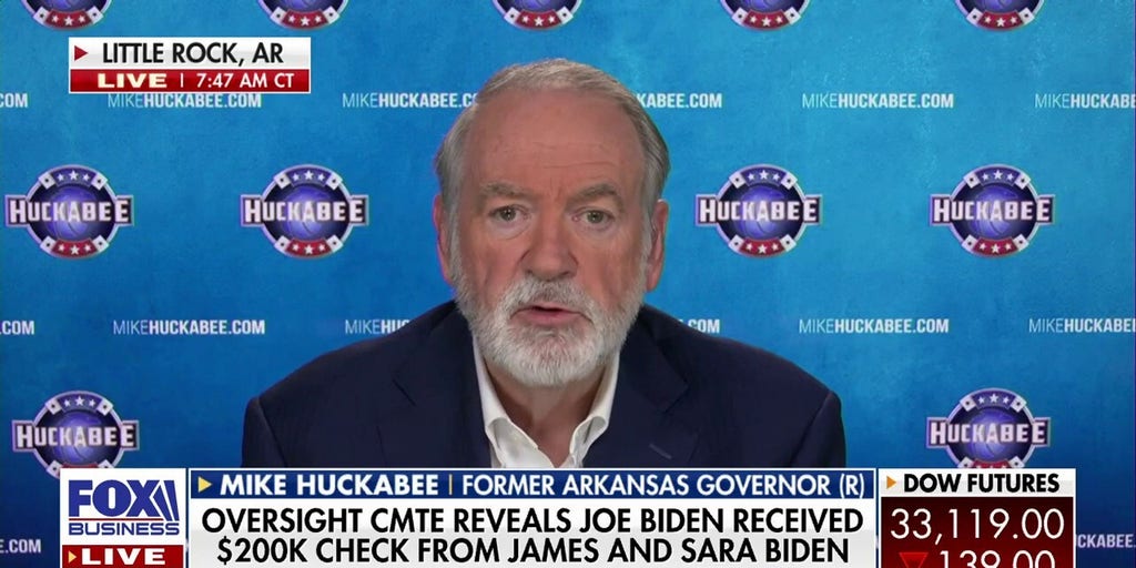 Mike Huckabee Not Sure Why Biden Went To Israel Fox Business Video   Image 