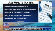 Last-minute tax tips