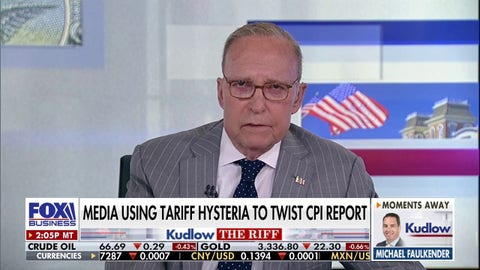  Larry Kudlow: The lefty media is using tariff hysteria to cover for Powell's incompetence and to frame Trump - Fox Business News