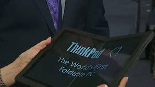 World’s 1st foldable laptop unveiled at CES  - Fox Business Video