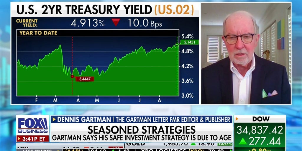 Over 4 on two year treasury note is a no brainer dennis gartman