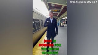 Sec Duffy announces $900 holiday bonuses for 18,000 Amtrak workers - Fox Business Video