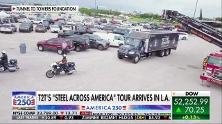 9/11 Steel Across America tour arrives in Los Angeles, giving Americans a chance to touch history