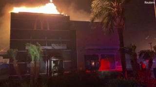 McDonald's restaurant engulfed in flames in California wildfire - Fox Business Video