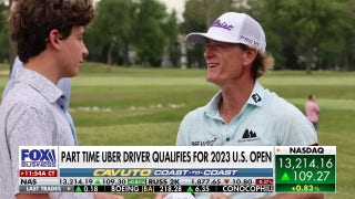 Former Uber driver Berry Henson reflects on the moment he qualified for the 2023 US Open - Fox Business Video