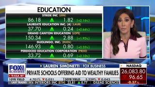 Private schools offer financial aid to wealthy families to fill seats