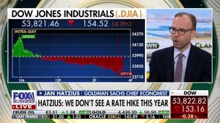 Goldman Sachs chief economist says the economy is doing ‘pretty well’
