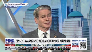Bessent warns NYC: Electing Mamdani means bailout plea is coming