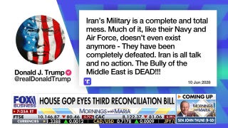 Trump slams Iran's military, claims it's a 'total mess'