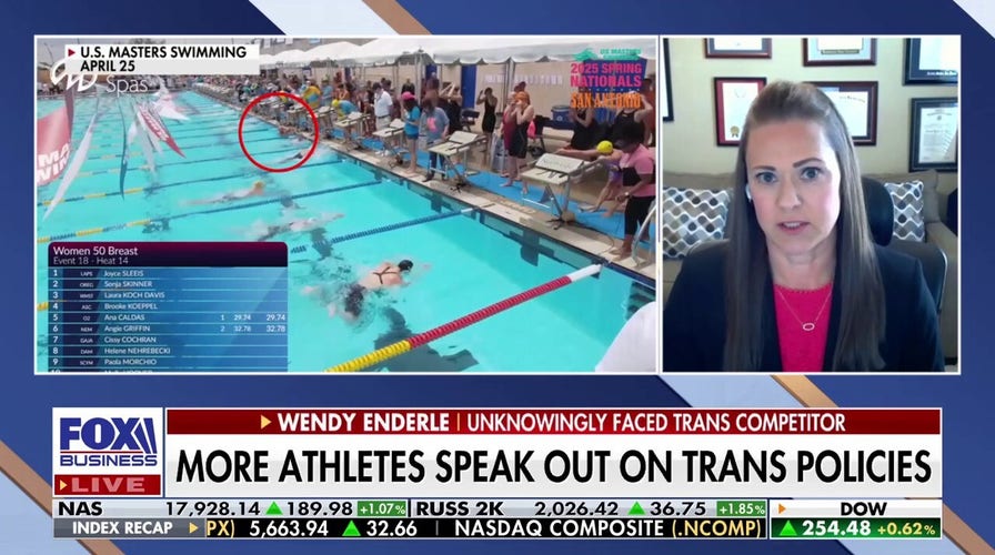 Swimmer says she unknowingly faced a transgender competitor