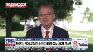 Kevin Hassett says US seeing business, stock market ‘boom’