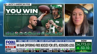 Wisconson bar offers free drinks for Aaron Rodgers, Jets loss - Fox Business Video
