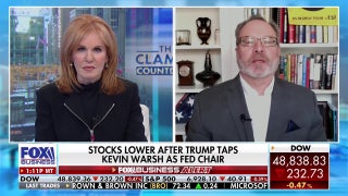 Stocks slide after Trump nominates Kevin Warsh to lead the Fed