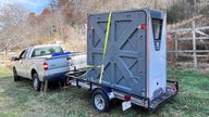 Fold-out shelter transforms from refugee housing to portable tiny home