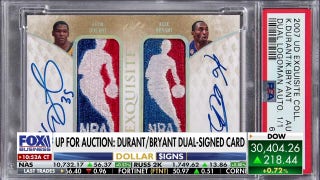 Kevin Durant, Kobe Bryant dual-signed card up for auction - Fox Business Video