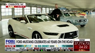 Ford celebrates Mustang's 60th anniversary at Charlotte Motor Speedway - Fox Business Video