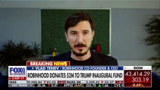 Robinhood donates $2 million to Trump inaugural fund - Fox Business Video