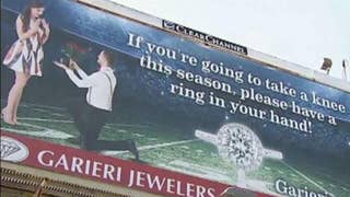 Jeweler accused of racism for 'take a knee' billboard - Fox Business Video