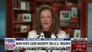 Squeezing Iran's economy is working to force a peace deal, KT McFarland says