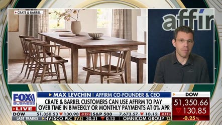 Affirm CEO touts partnership with Crate & Barrel: 'First grown-up brand'
