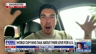 The United States has things I've never seen in Europe: German World Cup fan