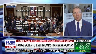 Senator Rand Paul on House vote to limit Trump's war powers