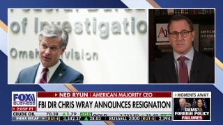 Christopher Wray saw the proverbial handwriting on the wall, says Ned Ryun - Fox Business Video