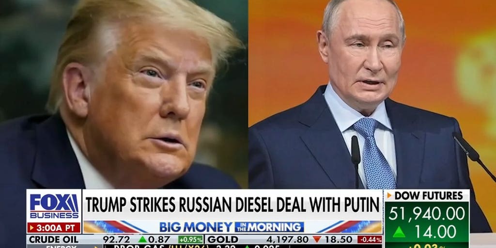 Trump strikes diesel deal with Putin, announces Russia-Ukraine energy ceasefire