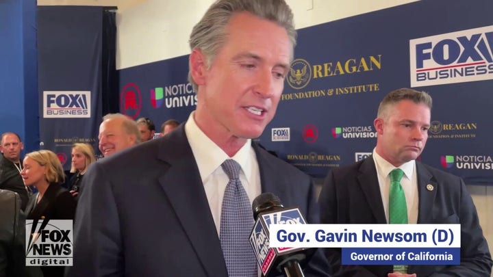 Gavin Newsom argues that Ron DeSantis 'had a bad night' at the second GOP presidential nomination debate