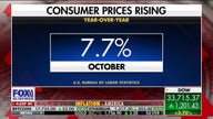Inflation drops as consumer prices increase, according to October data