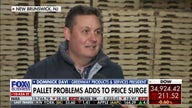 Skyrocketing cost of wooden pallets drive up prices for consumers amid inflation concerns